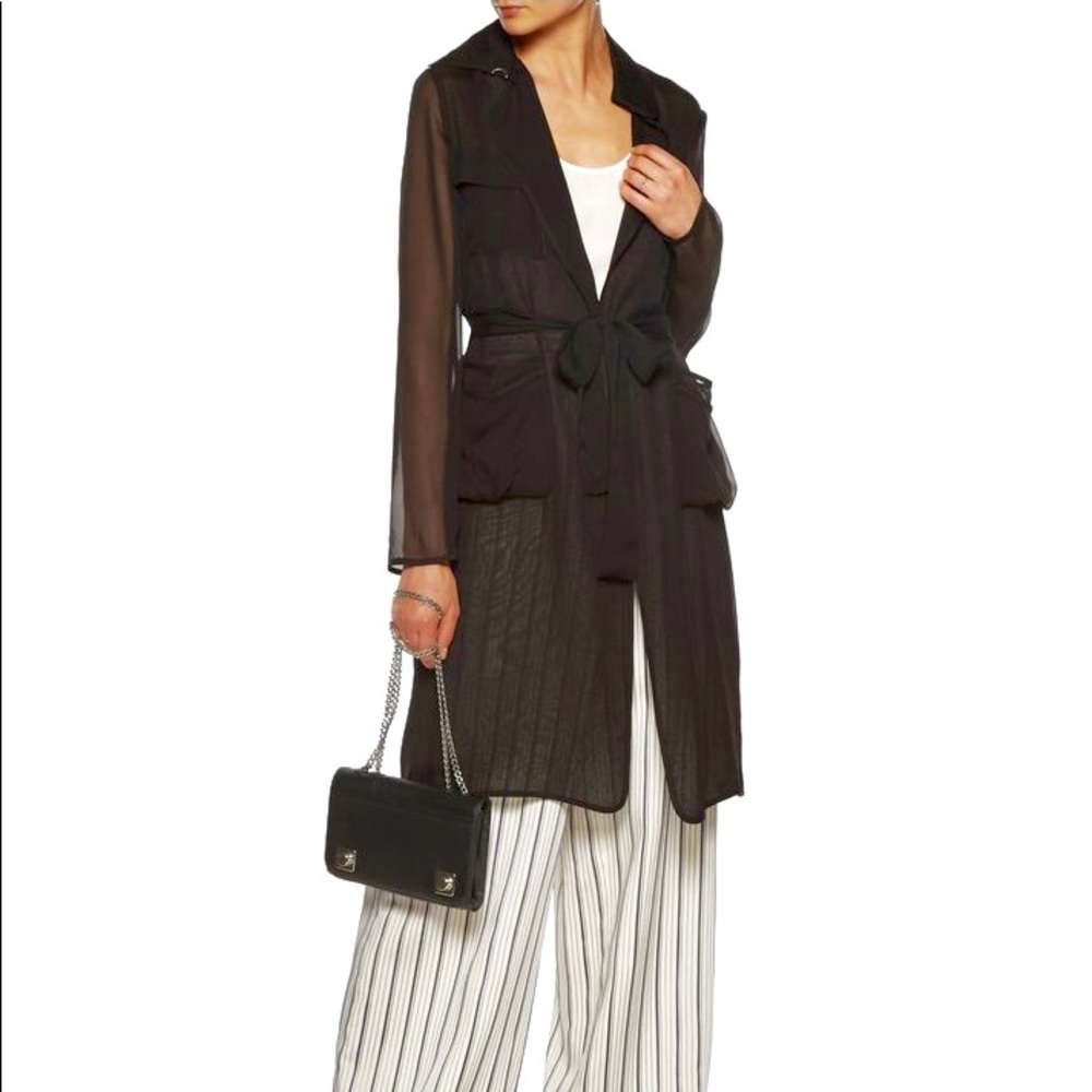 Diane Von Furstenberg Blaine Silk Georgette Jacket